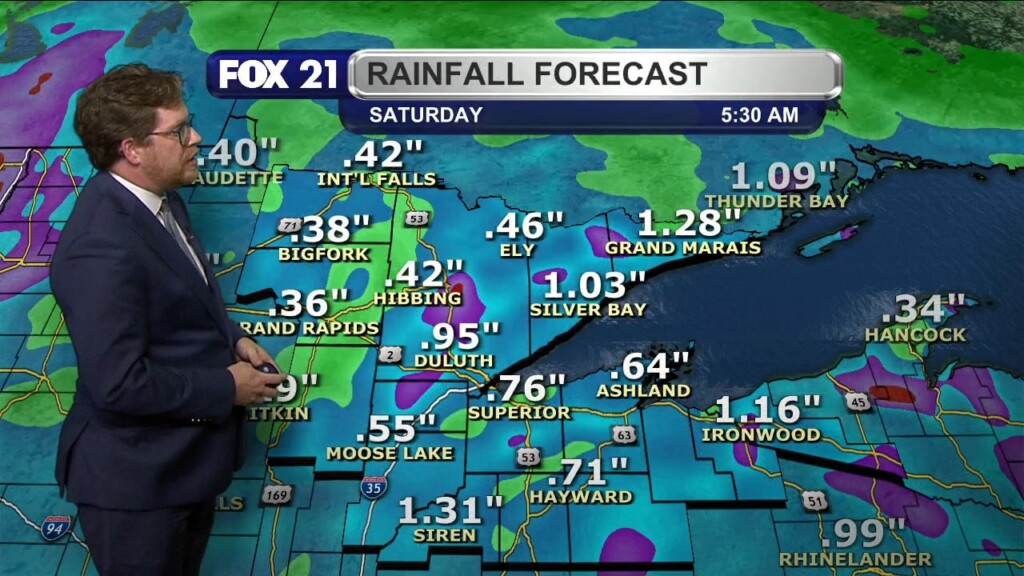 Wednesday Evening Northland Forecast