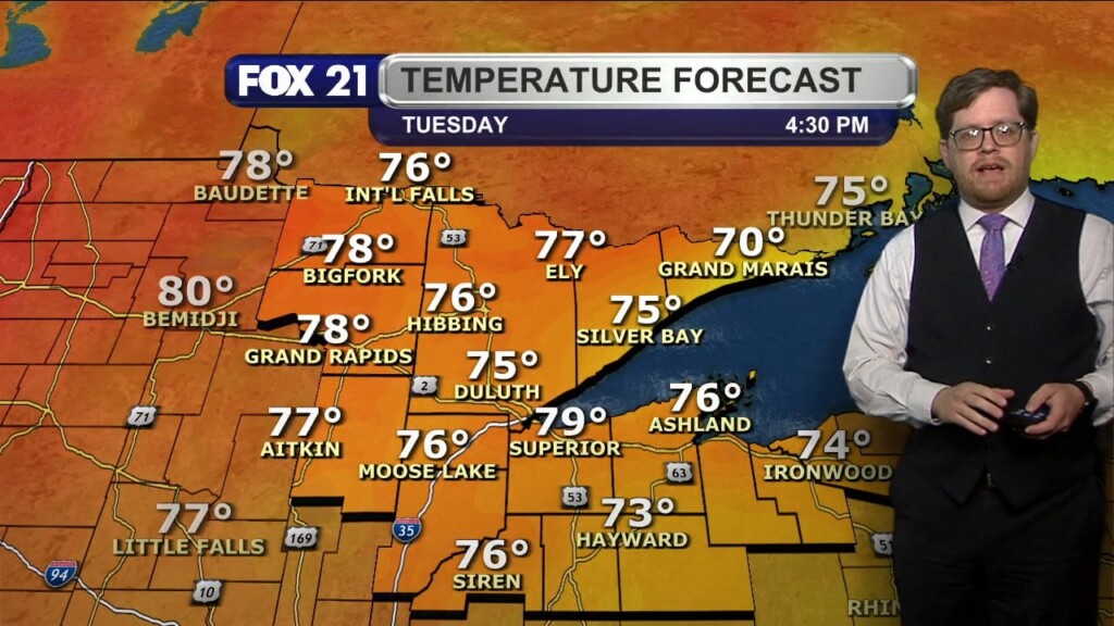 Monday Evening Northland Forecast