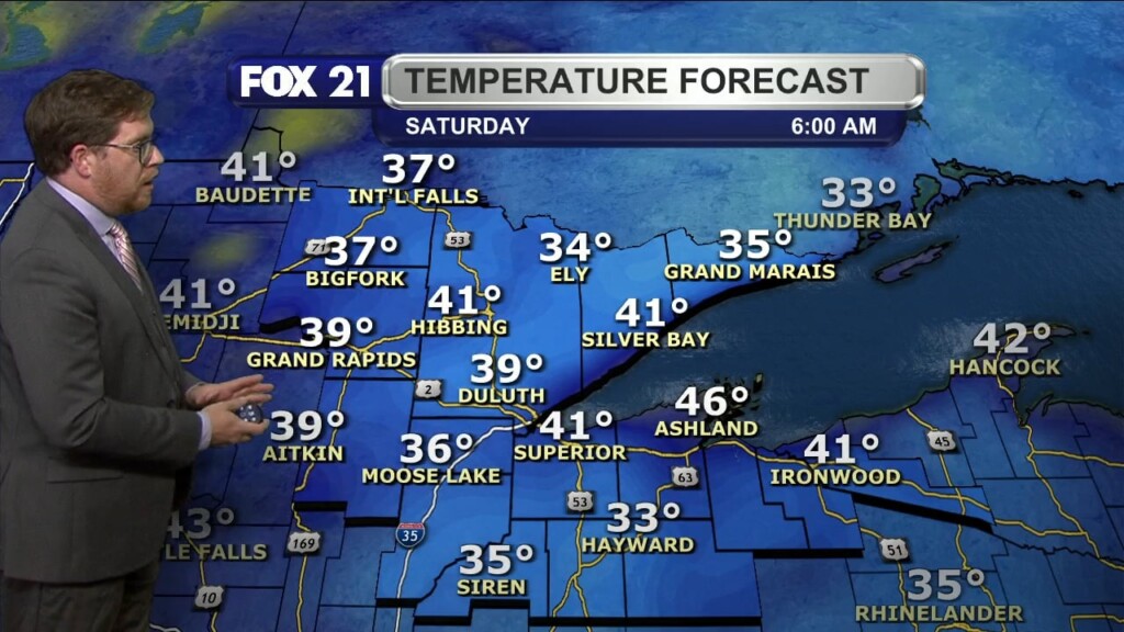 Thursday Evening Northland Forecast