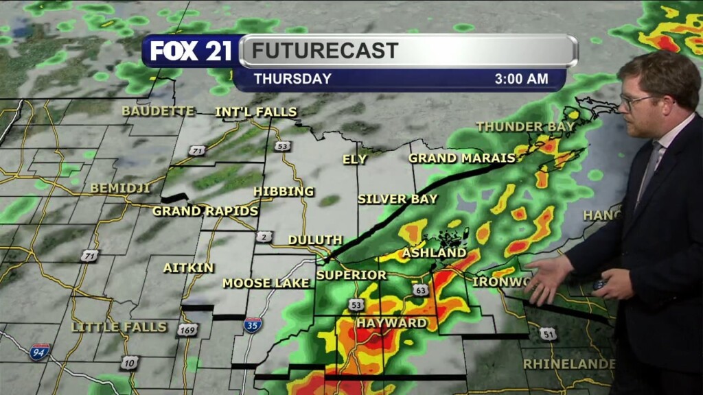 Tuesday Evening Northland Forecast