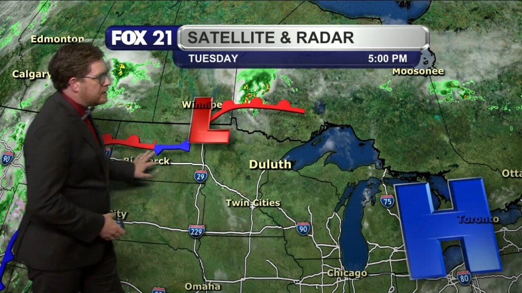 Tuesday Evening Northland Forecast