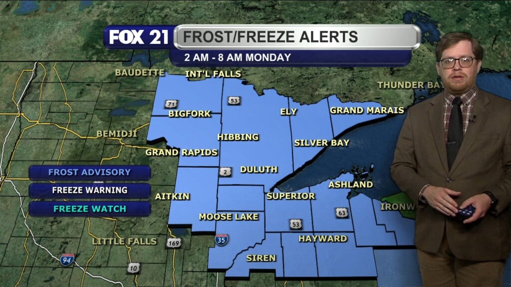Sunday Evening Northland Forecast