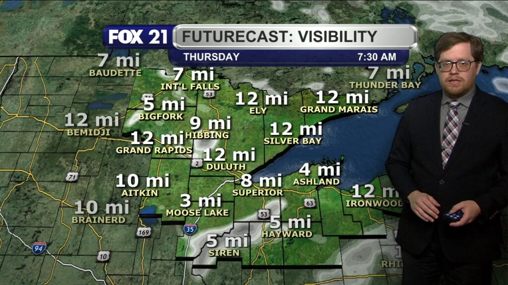 Wednesday Evening Northland Forecast