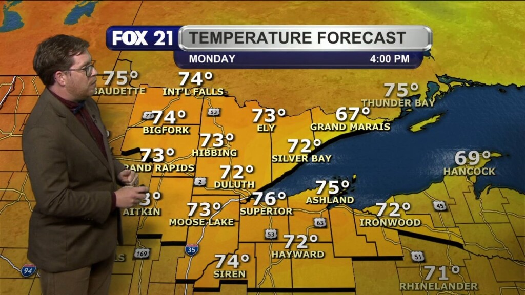Sunday Evening Northland Forecast