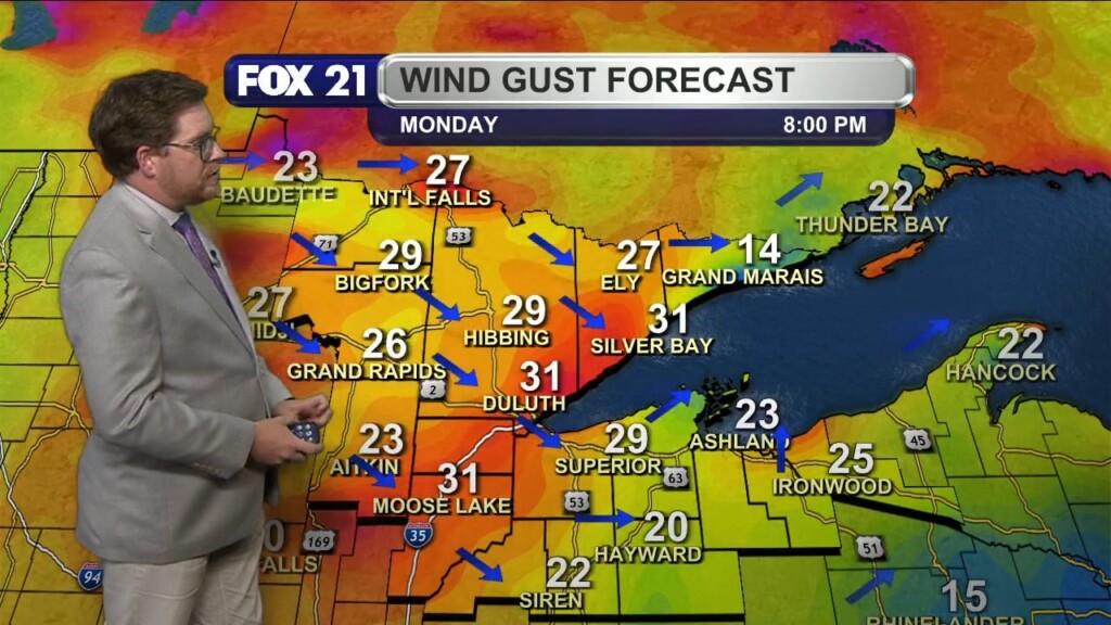 Sunday Evening Northland Forecast