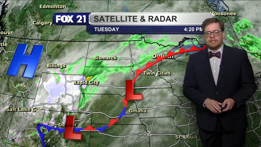 Tuesday Evening Northland Forecast