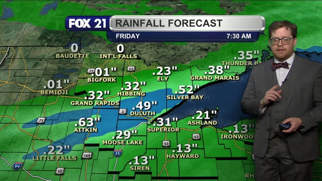Wednesday Evening Northland Forecast
