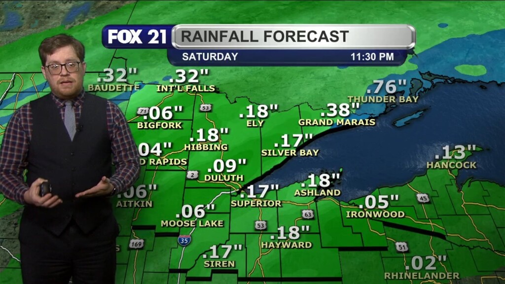 Thursday Evening Northland Forecast