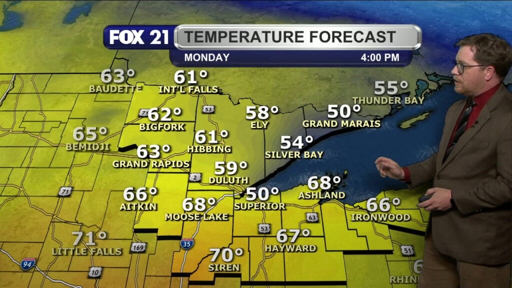 Sunday Evening Northland Forecast