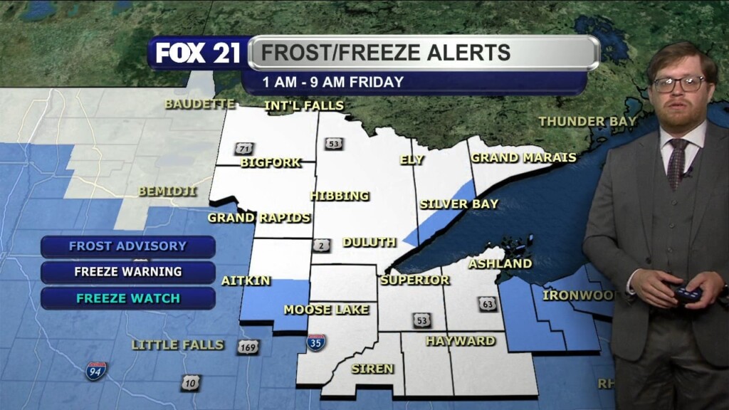 Thursday Evening Northland Forecast