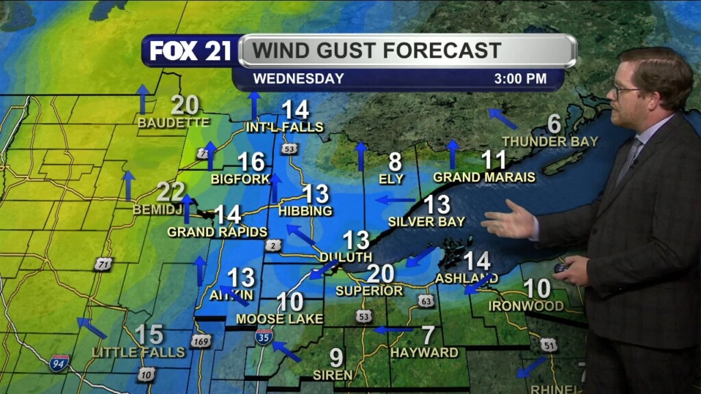 Tuesday Evening Northland Forecast