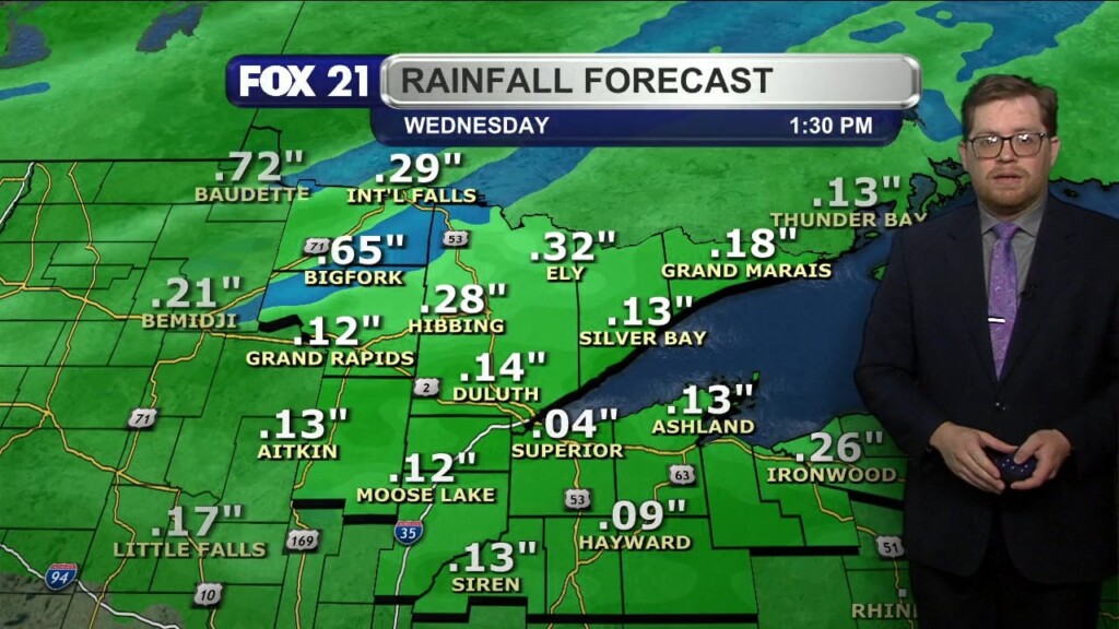 Monday Evening Northland Forecast