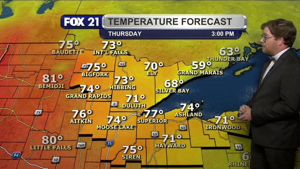 Wednesday Evening Northland Forecast