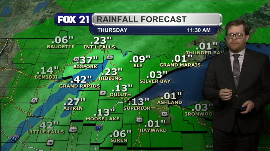 Tuesday Evening Northland Forecast