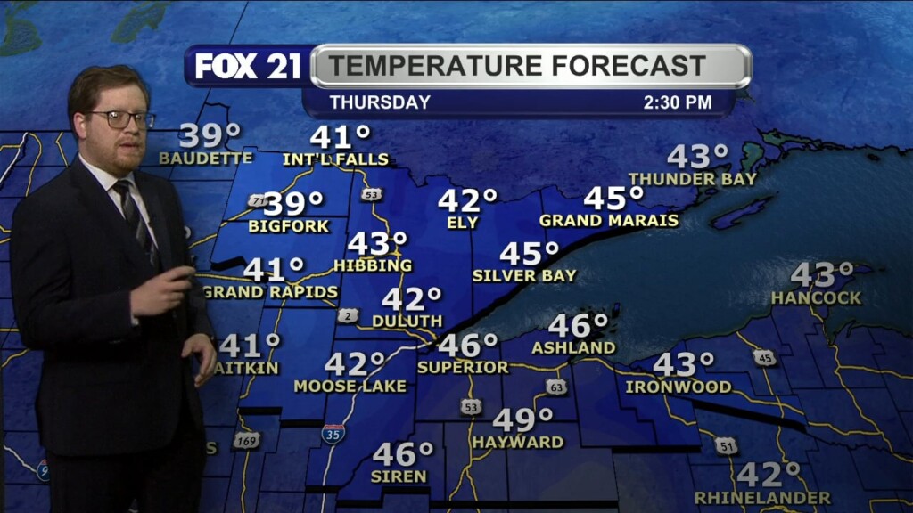 Wednesday Evening Northland Forecast