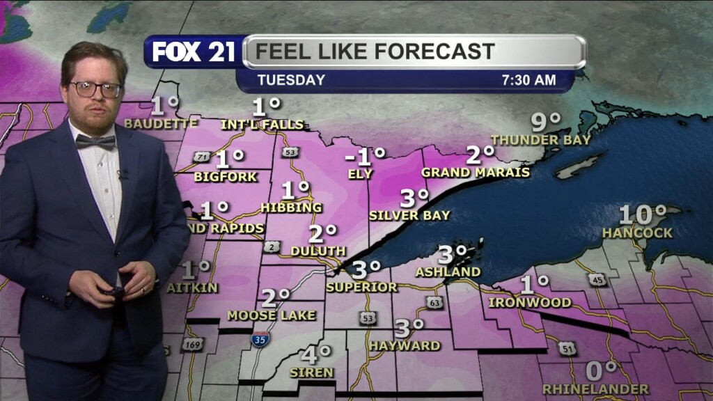 Monday Evening Northland Forecast