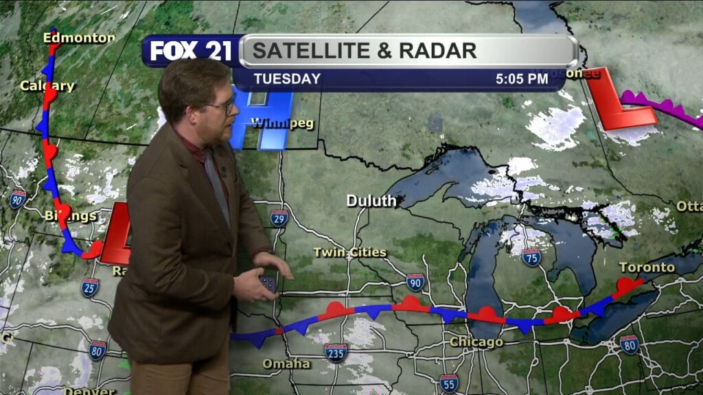 Tuesday Evening Northland Forecast