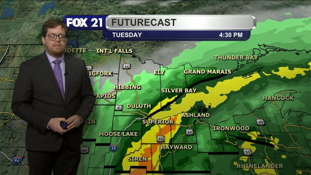 Monday Evening Northland Forecast