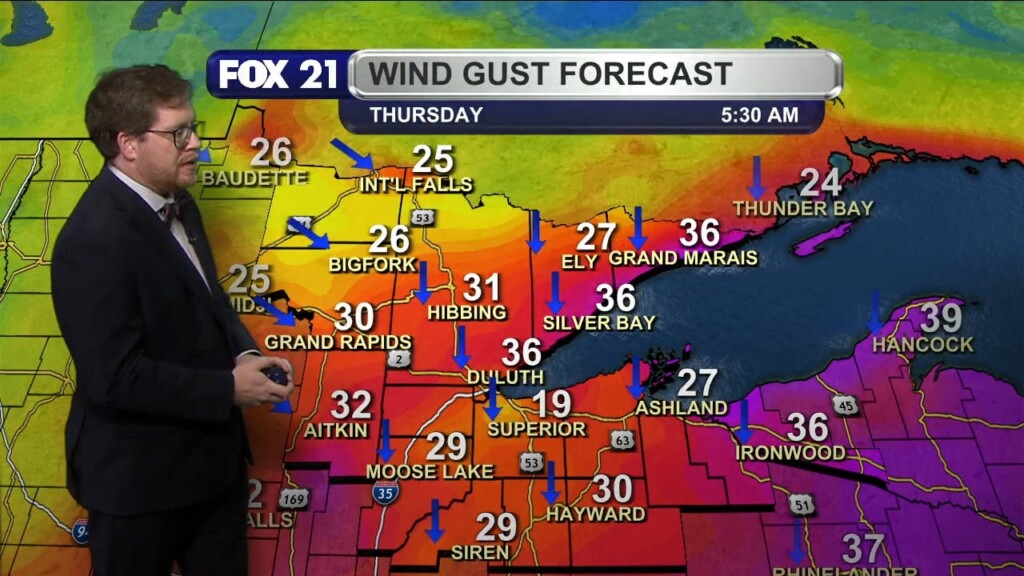 Wednesday Evening Northland Forecast
