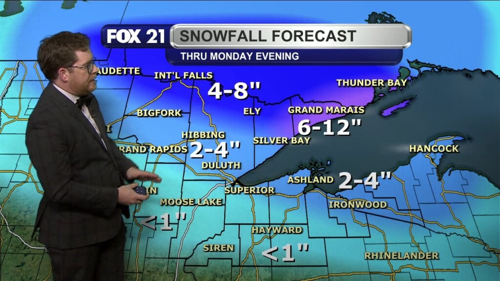 Sunday Evening Northland Forecast