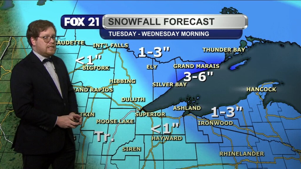 Monday Evening Northland Forecast