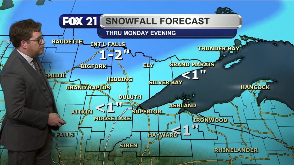 Sunday Evening Northland Forecast