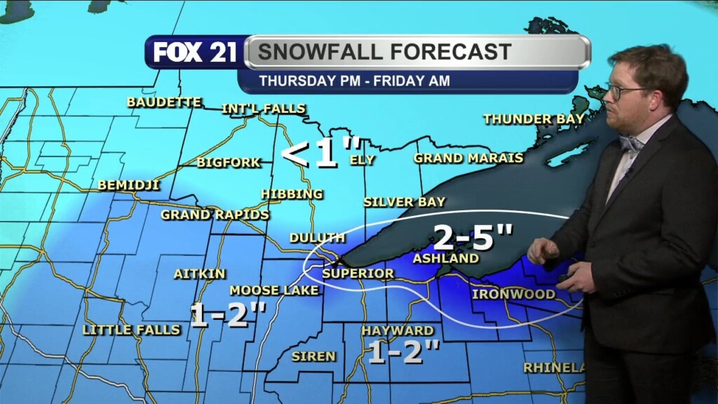 Thursday Evening Northland Forecast