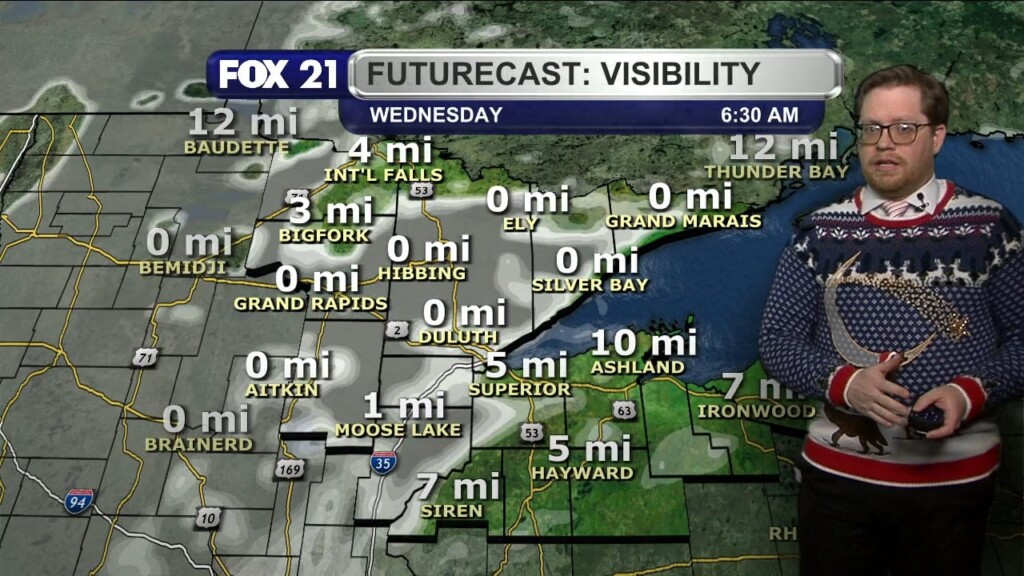 Tuesday Evening Northland Forecast