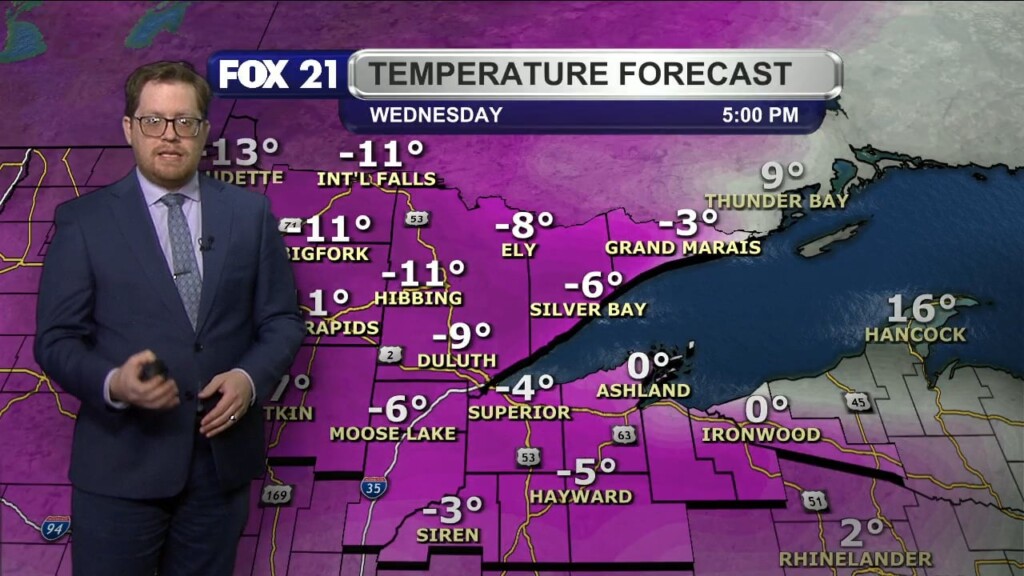 Tuesday Evening Northland Forecast