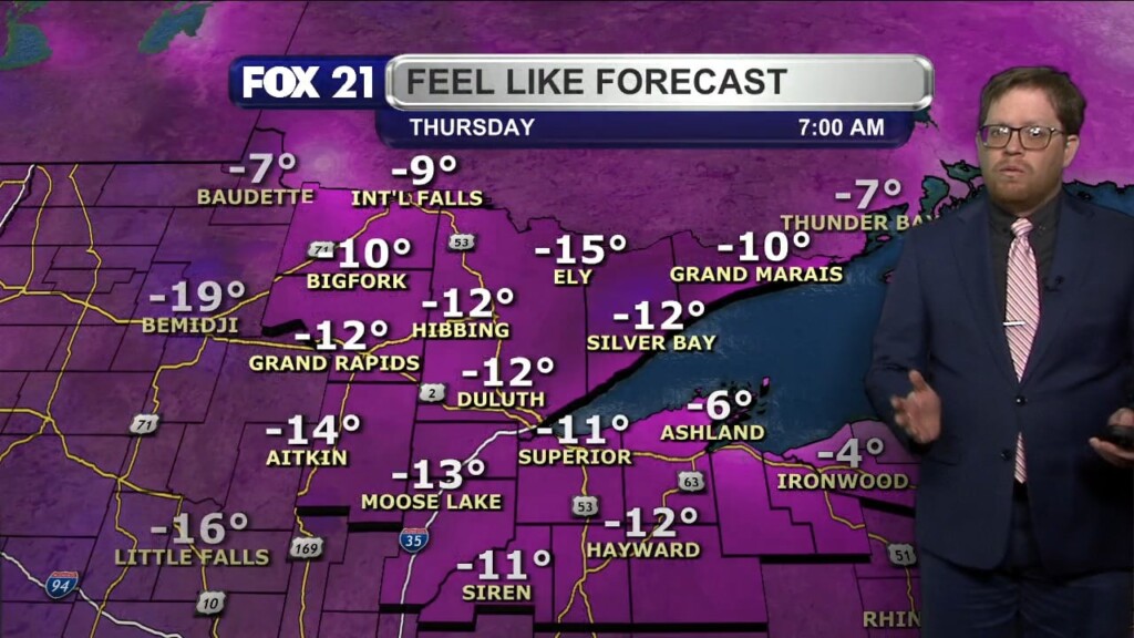 Wednesday Evening Northland Forecast