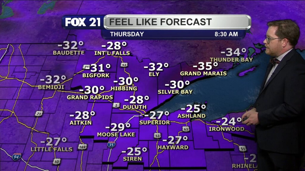 Wednesday Evening Northland Forecast