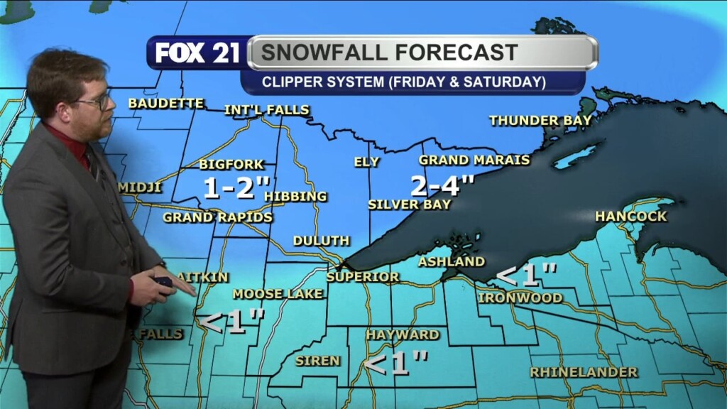 Thursday Evening Northland Forecast