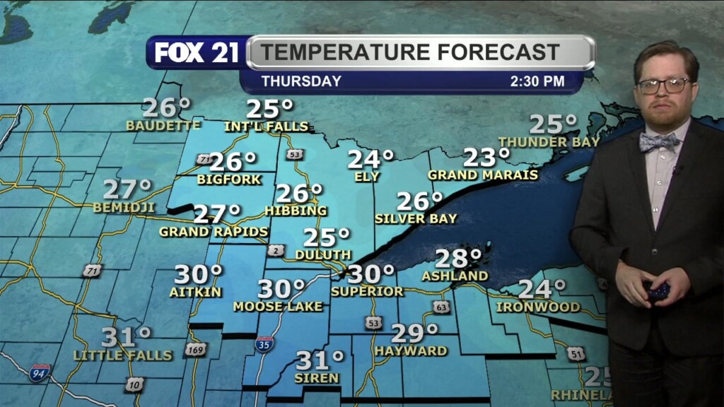 Wednesday Evening Northland Forecast