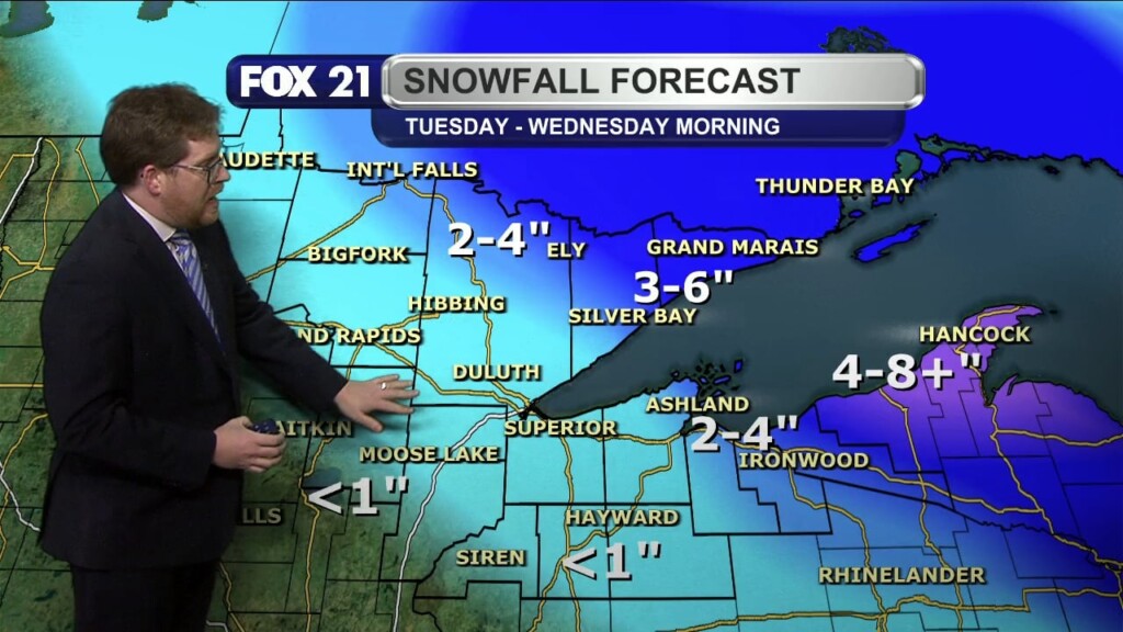 Monday Evening Northland Forecast
