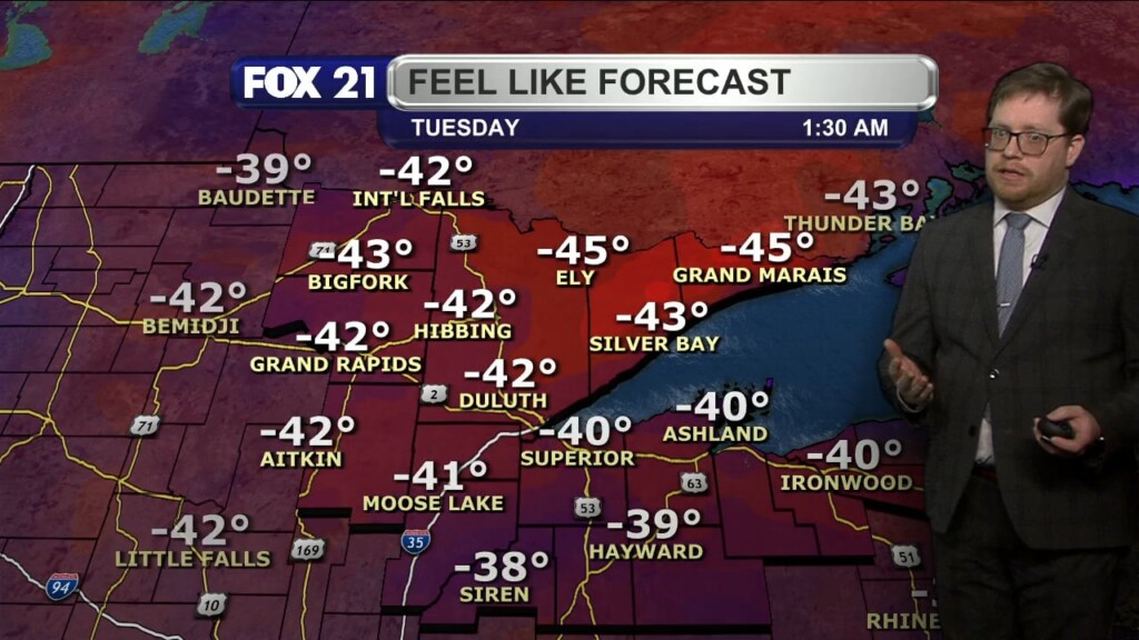 Sunday Evening Northland Forecast