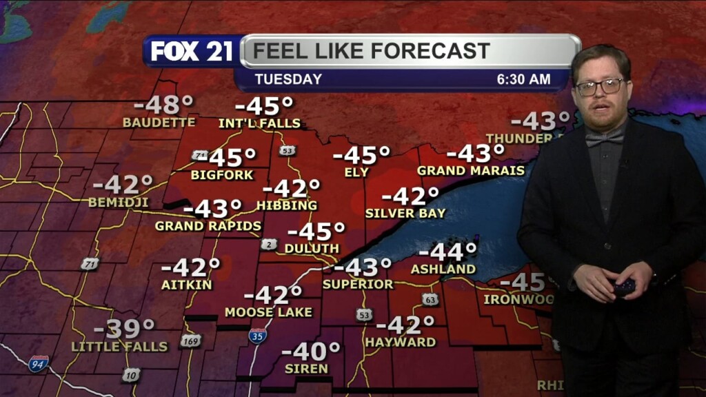 Monday Evening Northland Forecast
