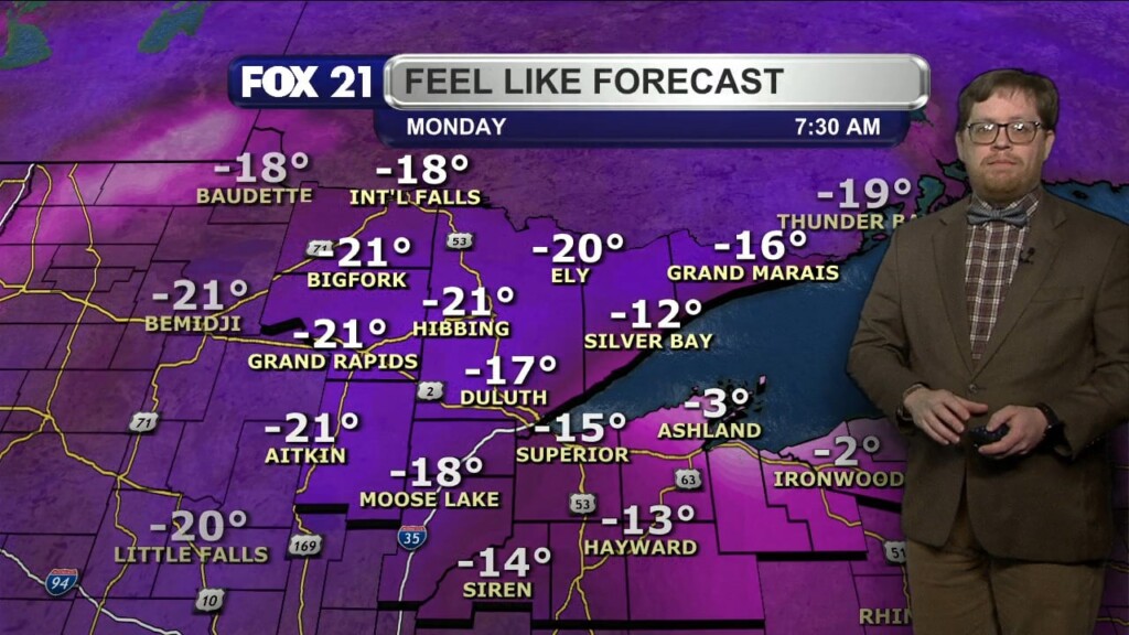 Sunday Evening Northland Forecast