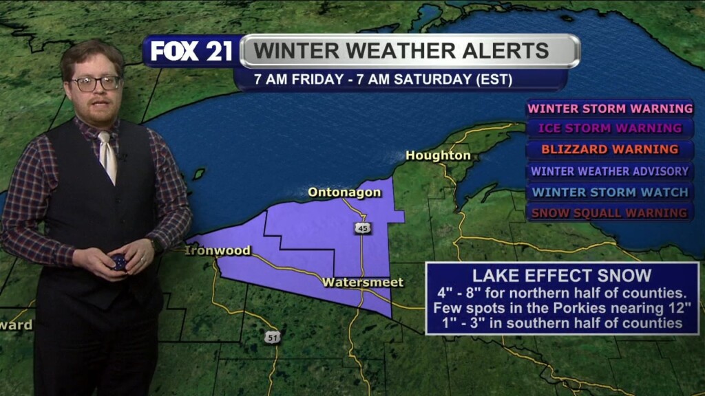 Thursday Evening Northland Forecast