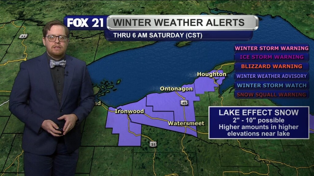 Thursday Evening Northland Forecast