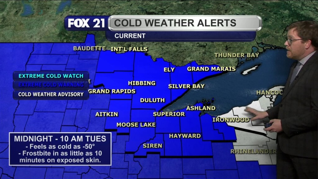 Monday Evening Northland Forecast