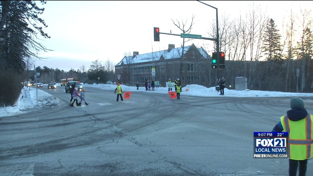 Winter Walk To School