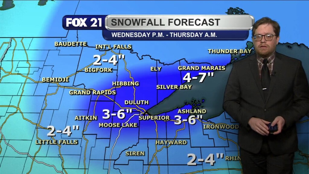 Tuesday Evening Northland Forecast