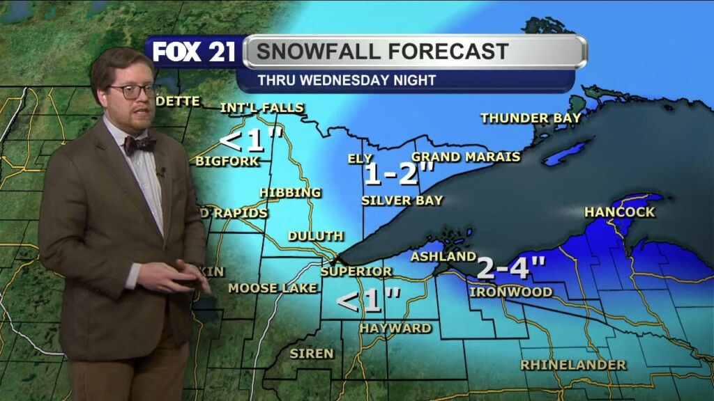 Tuesday Evening Northland Forecast