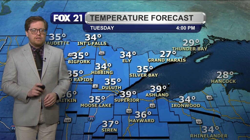Monday Evening Northland Forecast