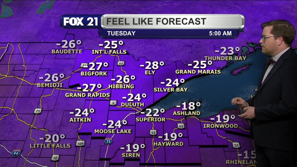 Monday Evening Northland Forecast