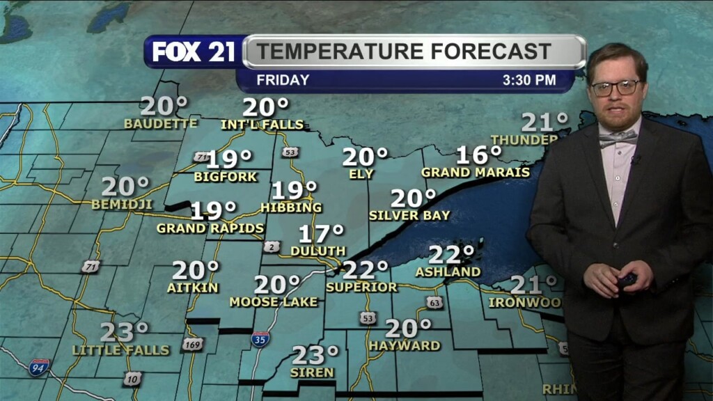 Thursday Evening Northland Forecast