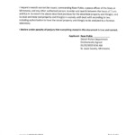 Application for first warrant, pg3