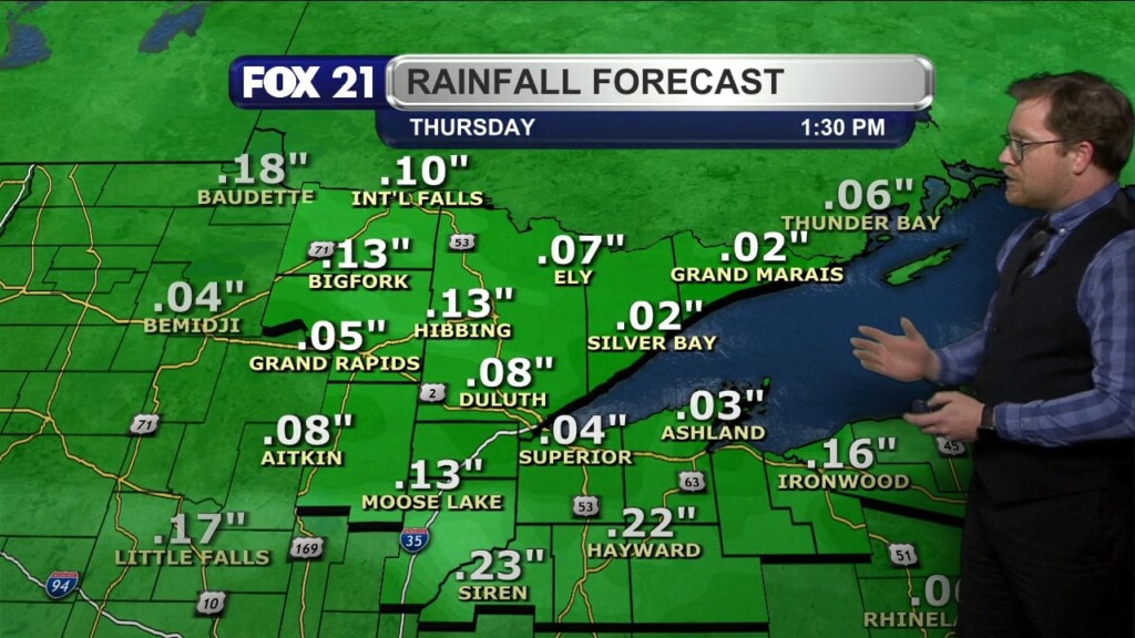 Tuesday Evening Northland Forecast