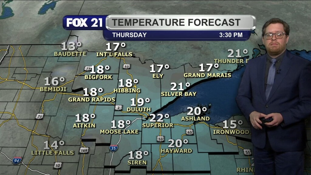 Wednesday Evening Northland Forecast