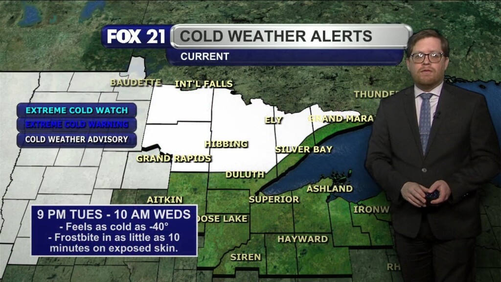 Tuesday Evening Northland Forecast